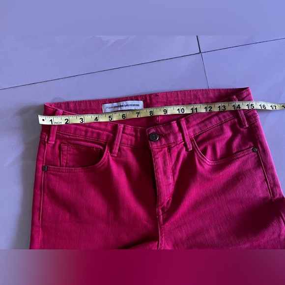 Pilcro and the letterpress Women’s Mid-Rise Ankle Jeans Pants 25 Pink - Picture 13 of 14
